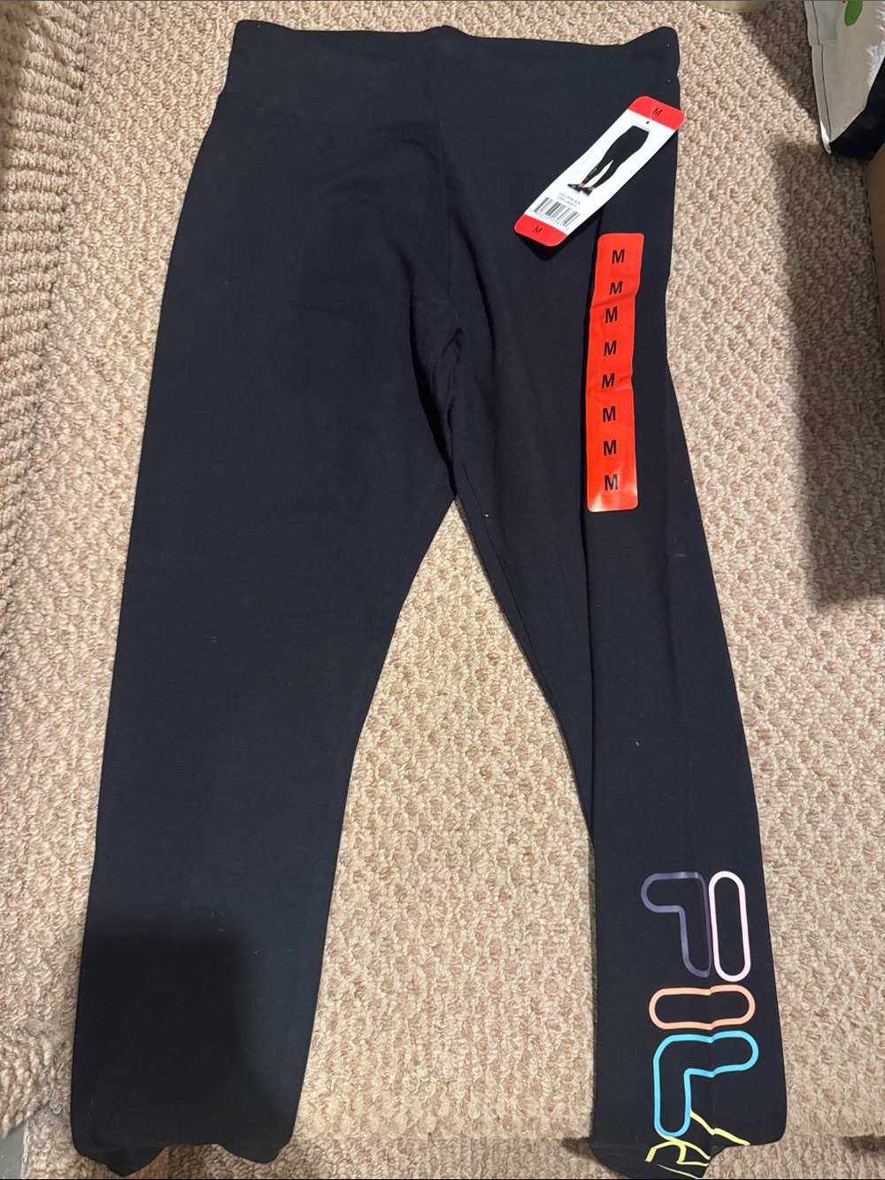 FILA Black Workout Pants